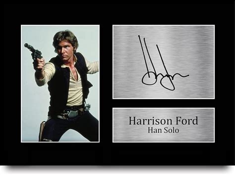 Buy HWC Trading Harrison Ford Gift Signed A4 Printed Autograph Star