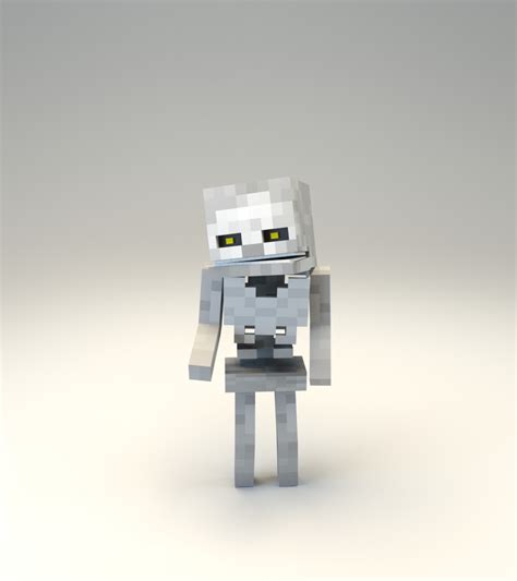 Minecraft Skeleton 3d Models Download Free3d