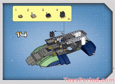 LEGO 7153 Jango Fett S Slave I Instructions And Parts List