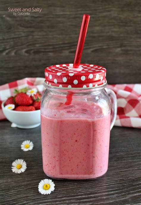 Simple Strawberry Smoothie Recipe Sweet And Salty