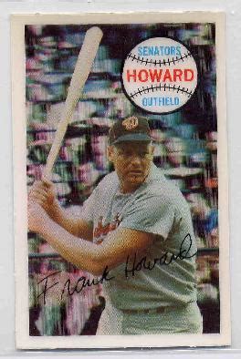 Curly W Cards: Face of the Senators: Frank Howard