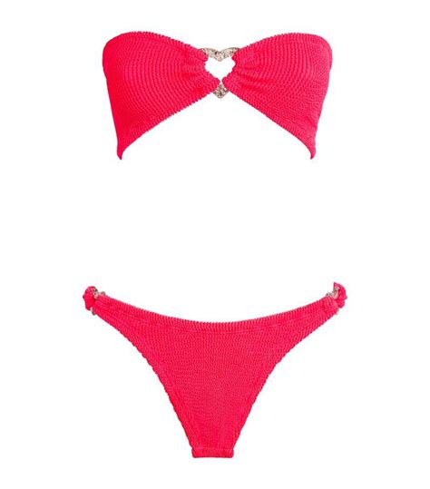 Buy Hunza G Nicole Bikini Pink At 29 Off Editorialist