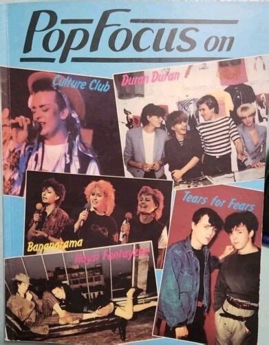 Pop Focus On Book Duran Duran Culture Club 80s Ebay