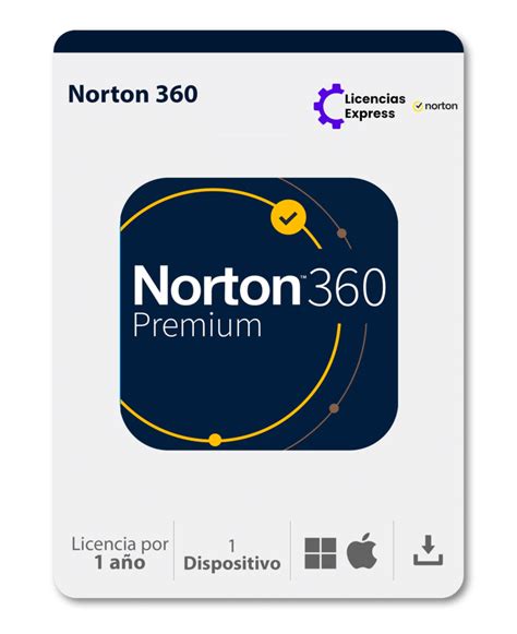 Norton Security 1 Año 1 Dispositivo Licencias Express Expertos