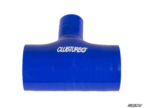 Патрубок силиконовый с фланцем, 63 мм (2,5") синий Clubturbo купить