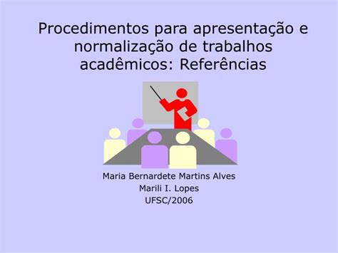 PPT Procedimentos para apresentação e normalização de trabalhos