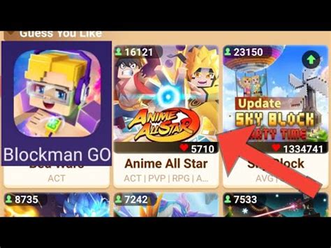 Blockman Go Anime All Star Youtube