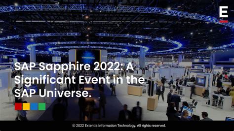 Sap Sapphire 2022 A Significant Event In The Sap Universe