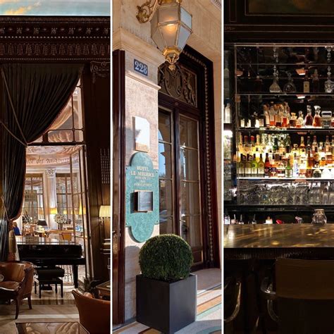 Bar 228 Le Meurice Hotel Bars Clubs In Paris Reservations 247