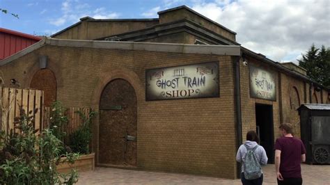 Derren Brown S Ghost Train Thorpe Park Exterior And Shop YouTube