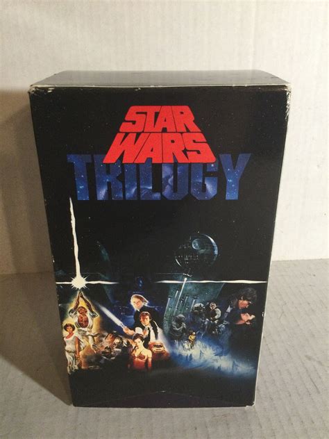 Vintage Star Wars VHS Trilogy Tapes CBS FOX Hi Fi Stereo 1988 1992 Etsy