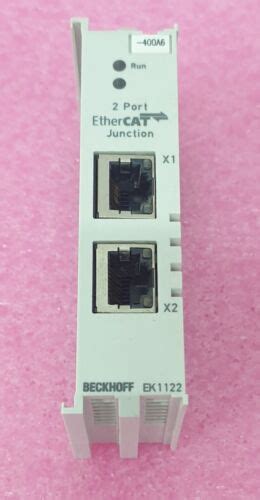 Beckhoff EK1122 2 Port Ethercat Junction Module EBay