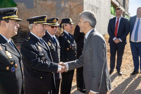 Galería de la visita del ministro Grande Marlaska a las obras de la