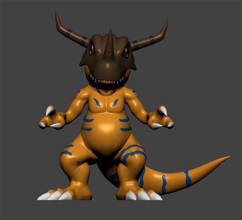 Digimon - Agumon Evolution Line 3D model 3D printable | CGTrader