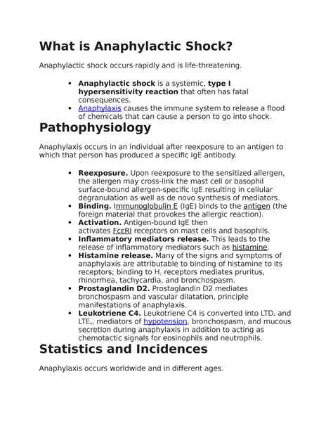 #Anaphylactic Shock - vvvv - What is Anaphylactic Shock? Anaphylactic ...