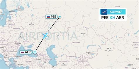 SU2907 Flight Status Aeroflot Perm To Sochi AFL2907