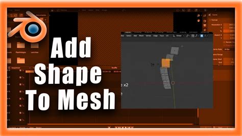 Blender Tutorial How To Add Shape To Mesh In Blender Youtube