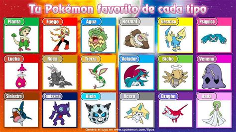 MIS POKÉMON FAVORITOS DE CADA TIPO POR GENERACIÓN Pokémon En