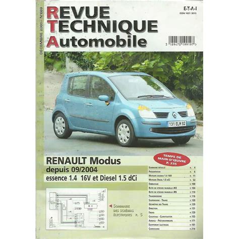 Revue Technique Modus De Renault