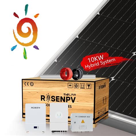 Rosenpv Energy Storage Solar Systems 10kw Hybrid On Grid Three Phase