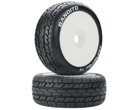 Duratrax Bandito Pre Mounted Buggy Tire White C Dtxc