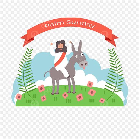 Donkey Clipart Vector, Jesus Riding A Donkey Clip Art, Palm Sunday ...