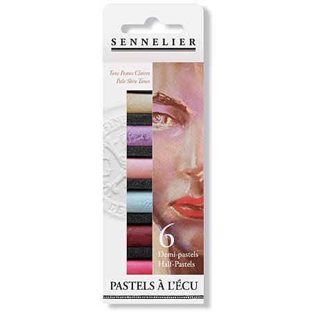 Sennelier Pastel à l écu boîte en carton assortiment de 6 demi