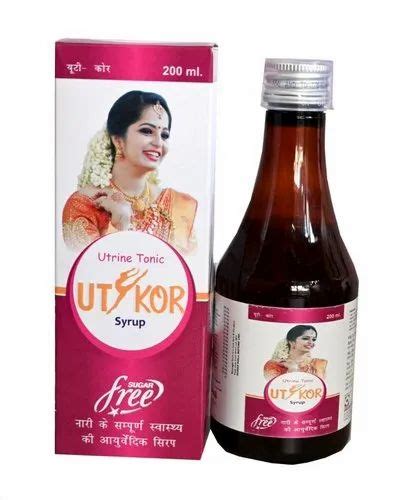 Ml Ut Kor Utrine Tonic At Rs Herbal Uterine Tonic In Agra Id