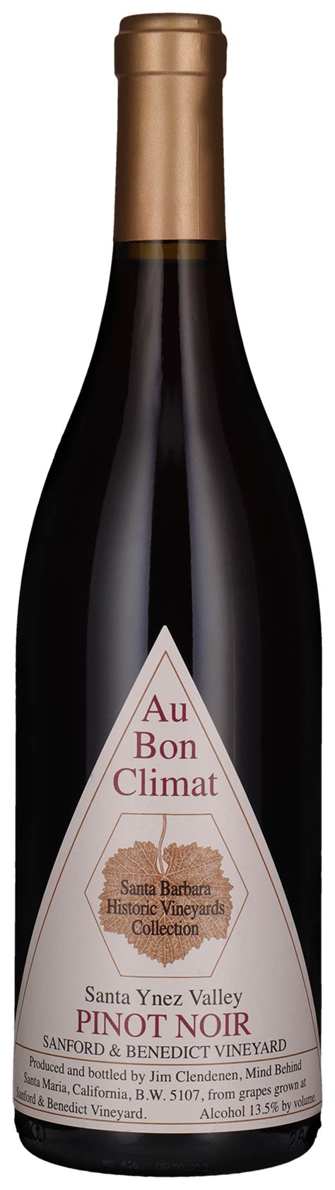 Au Bon Climat Pinot Noir Sanford Benedict Vineyard Californien