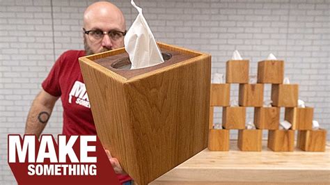 Woodworking Project How To Make A Wood Tissue Box Cover Youtube