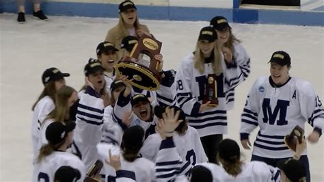 Middlebury Wins The 2022 Ncaa Diii Womens Hockey Championship