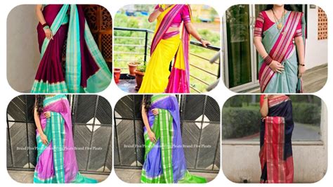 Latest Trending Warm Silk Sarees Gap Border Sarees With