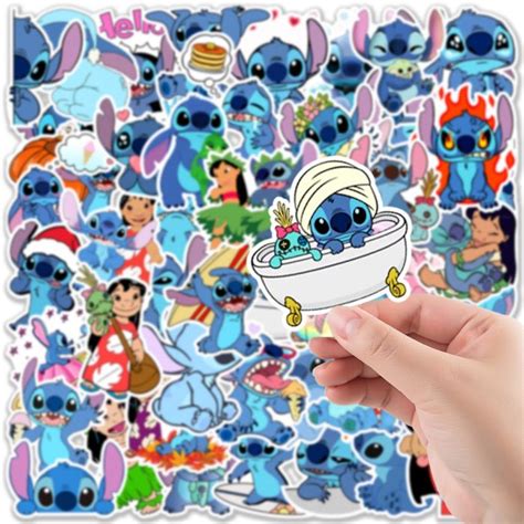 Disney Cute Cartoon Lilo Stitch Stickers Stitch Plush