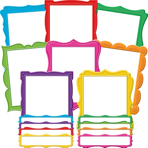 Fancy Frames Bulletin Board Display Set Tcr5628 Teacher Created