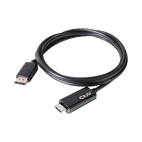 CLUB3D 2M DISPLAYPORT 1 4 TO HDMI 2 0B HDR ACTIVE CABLE CAC 1082