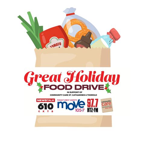 Christmas Food Drive Clipart