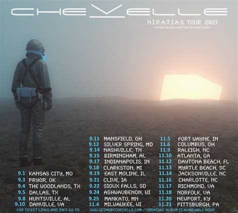 Chevelle Announce Fall 2021 Tour Dates - Rocked