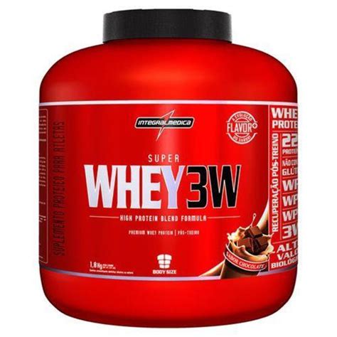 Whey Protein Integralmédica Super Whey 3w Chocolate 1800g Centauro