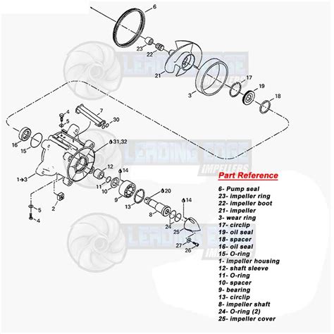 Sea Doo Jet Pump Repair Kit 4 Tec 02 03 003 644 PWC Jet Boat