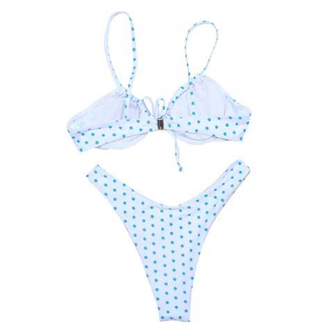 Personality Special Cloth Bikini Sexy Straps Frill Bikini Erotic Bikini Swimsuit And Swim Suit