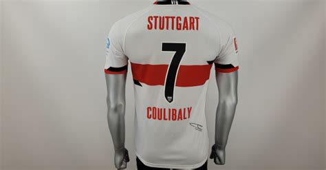 Getragenes Vfb Trikot Von Tanguy Coulibaly