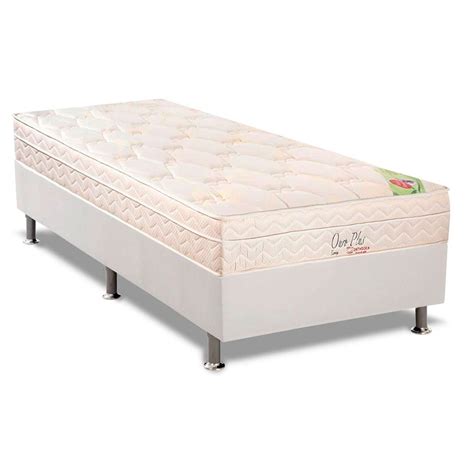 Cama Box Solteiro Colchão Ortopédico Orthocrin Orthoclínico Ouro Plus