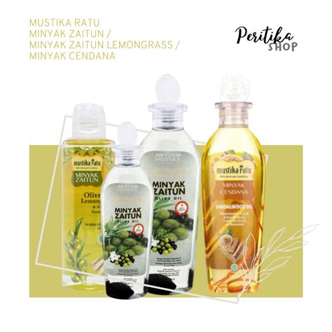 Jual Mustika Ratu Minyak Zaitun Olive Oil Lemongrass Essential Oil