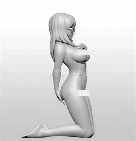 Bended Knee Resin Nude Female Kit Miniature Sexy Model Figure Etsy