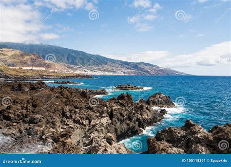 The island of La Palma stock image. Image of mountain - 105118391