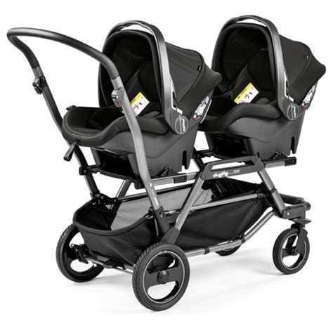 Peg Perego Poussette double Duette Piroet Luxe pure Made In Bébé