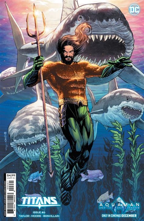 Titans Cvr D Jesus Merino Aquaman And The Lost Kingdom Card Stock