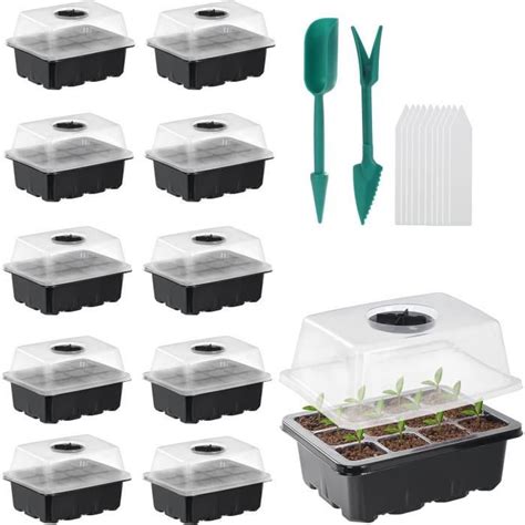 Fippy Kit Mini Serre Pour Semis Pi Ces Plateau De Semis Germination