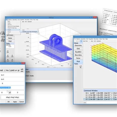 Featool Multiphysics Matlab Fem Finite Element And Cfd Simulation Images