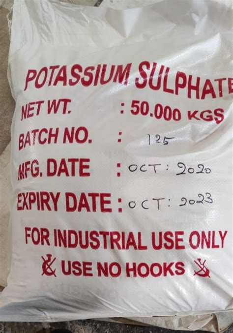 K So Potassium Sulphate Powder Packaging Type Bag Packaging Size